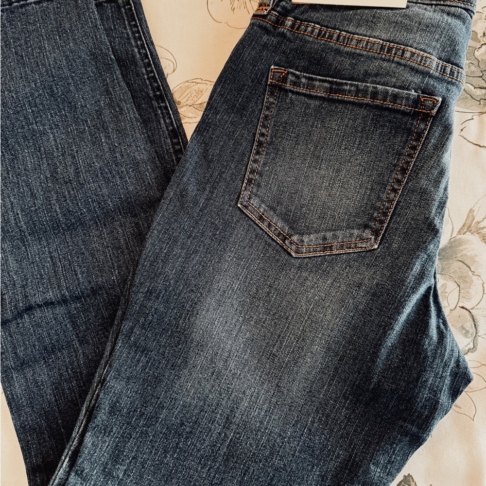 Women's Size 8 Petite Classic Skinny Jeans - Dark Stone New